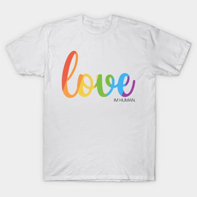 Love wins typography T-Shirt by Rainbow-tees